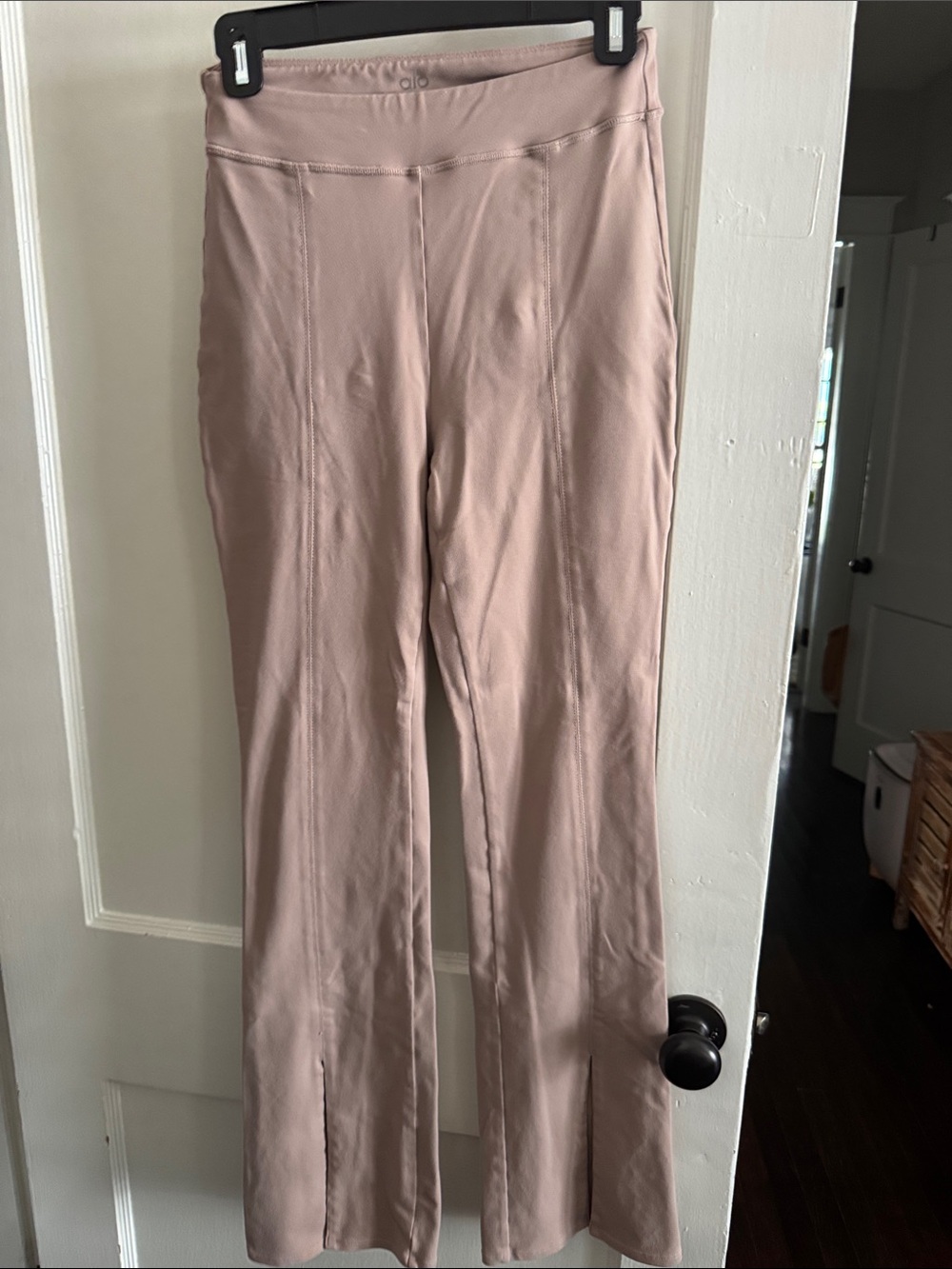 ALO Yoga High-Rise Flare Pant in Dusty Rose